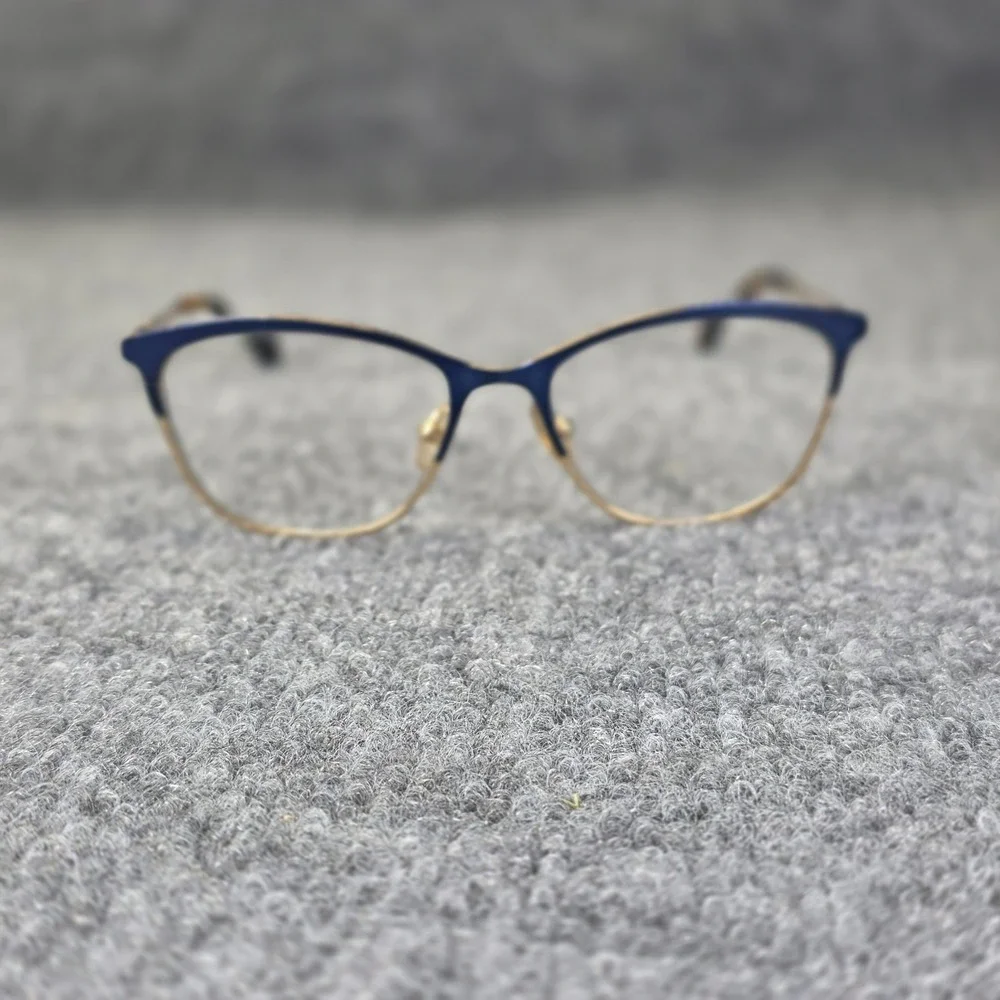 Lilly Pulitzer Georgina T49 Eyeglasses Frame‎ Teal/ Gold Size: 49-16-135